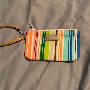 Multicolored wristlet